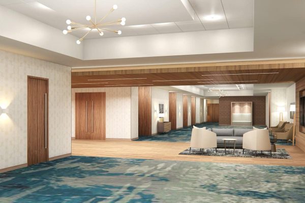 Open area with comfortable seating